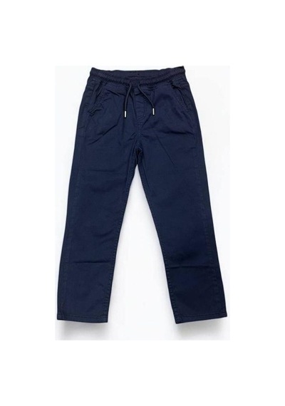 Nanica Kids Erkek Çocuk Yumuşak Dokulu Beli Lastikli Gabardin Pantolon-15125 Lacivert