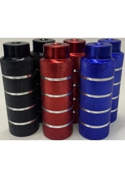 Arka Basamak Peg Aluminyum Bmx Mavi Sarı - Gri