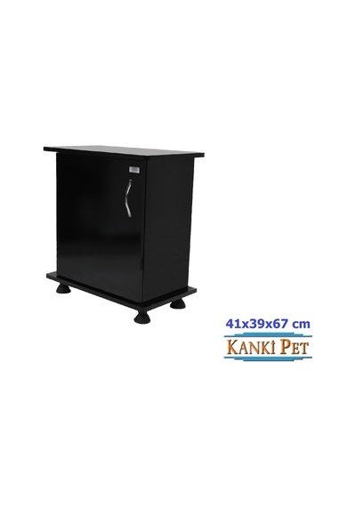 Kanki Pet 41 CM Flex İthal Akvaryum Mdf Sehpası Siyah 41 x 39 x 67 CM