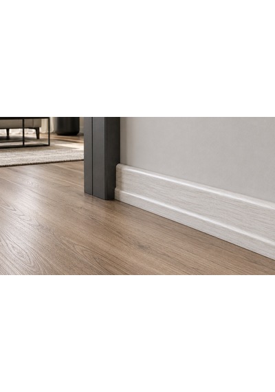 Laminant Parke Süpürgelik 6cm Beyaz İnci 3050