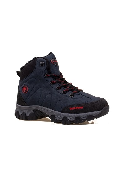 M2S Unisex Yünlü Lacivert Trekking Spor Bot