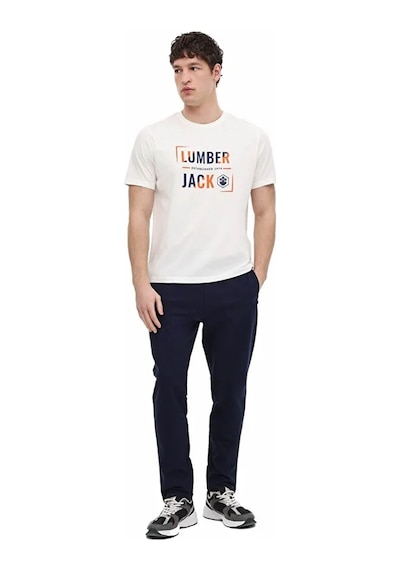 Lumberjack Ml Okına 11ıd1-104 6fx Beyaz Erkek T-shirt A102064755 Beyaz