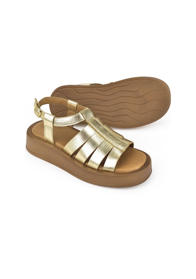 Ziya, Hakiki Deri Kadın Sandalet 1511033z23069 Gold 1511033z23069 326 Gold Altın