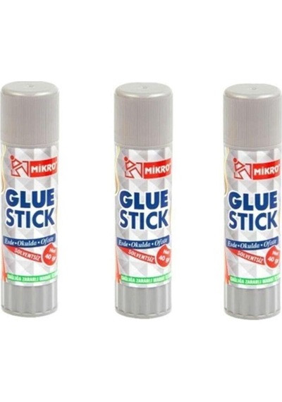 Glue Stick Yapıştırıcı Mikro Katı Yapıştırıcı 40 Gr Ruj Yapıştırı