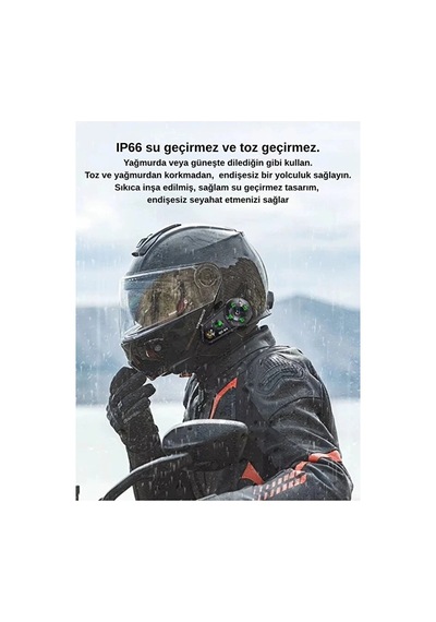 D2-6x 1000m Mesafeli 6 Kanallı İntercom Bluetooth Motosiklet Kask Kulaklığı İntercom Kulaklık 97475365