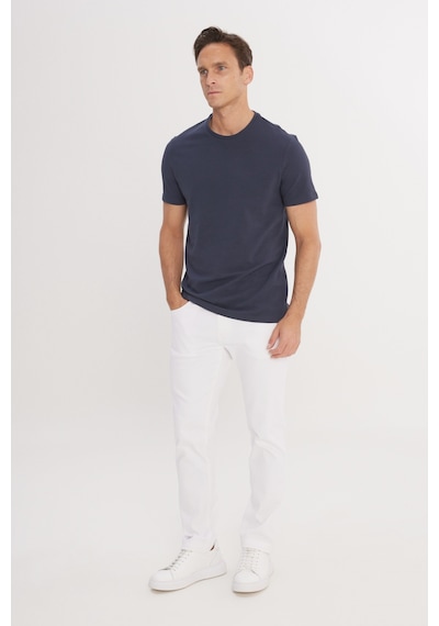 AC&Co / Altınyıldız Classics Erkek Lacı Slim Fit Dar Kesim Bisiklet Yaka Kısa Kollu Yumuşak Tuşeli Basic Tişört Lacı AC&Co / Altınyıldız Classics Erkek Lacı Slim Fit Dar Kesim Bisiklet Yaka Kısa Kollu Yumuşak Tuşeli Basic Tişört Lacı