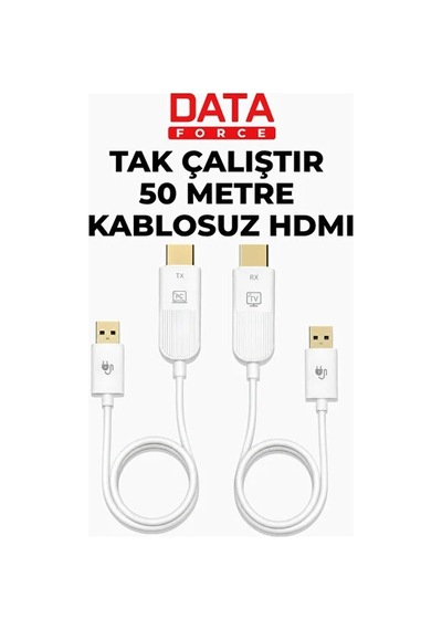 Dataforce Kablosuz Görüntü Aktarıcı 50m Mesafe
