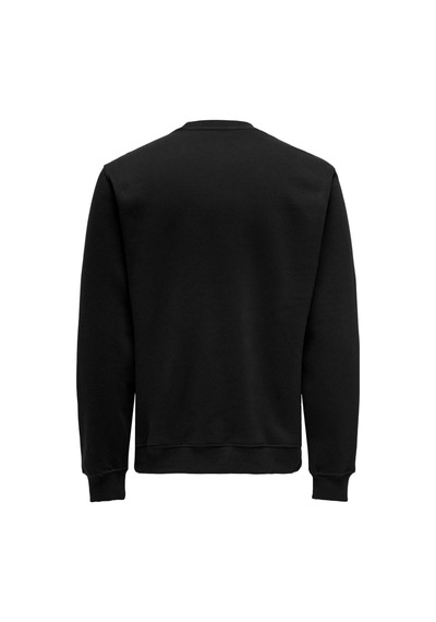 Only & Sons Onscurated Reg Crew Neck Sweat Siyah 22030923 Siyah