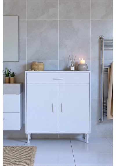 Eliusta Taha 70 Cm 3 Bölmeli Beyaz Çok Amaçlı Dolap 2 Raflı Banyo Mutfak Dolabı 70x88x32,5 Cm Düzenleyici Beyaz Eliusta Taha 70 Cm 3 Bölmeli Beyaz Çok Amaçlı Dolap 2 Raflı Banyo Mutfak Dolabı 70x88x32,5 Cm Düzenleyici Beyaz