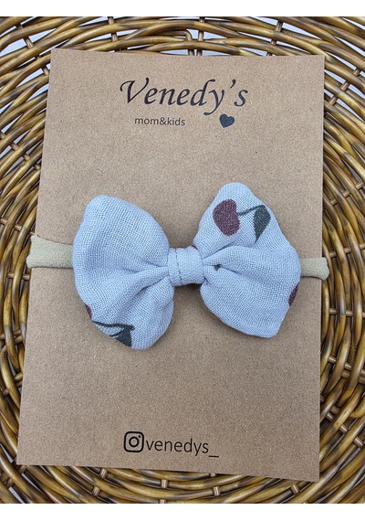 Venedy's Terra Cherry Mama Önlüğü Set Açık Gri