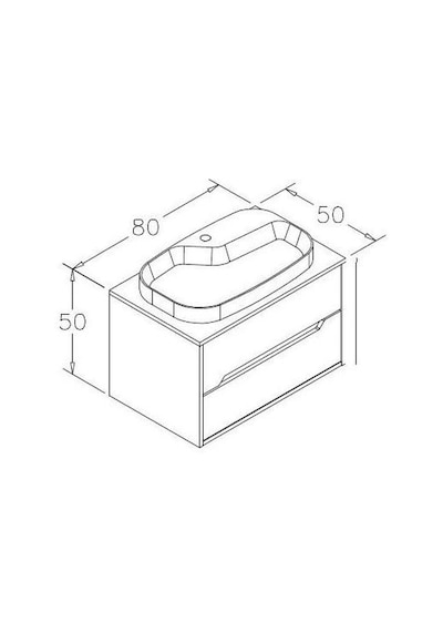 Orka Galia 80 Cm Mdf Legnano Banyo Dolabı Alt Modül Ve Lavabo Çok Renkli Orka Galia 80 Cm Mdf Legnano Banyo Dolabı Alt Modül Ve Lavabo Çok Renkli
