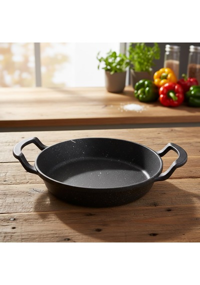 Deconox 2'li Granit Alüminyum Döküm Sahan Seti / Yapışmaz Yumurta &amp Kızartma Tavası / Granit Omlet Tavası 1 Diğer
