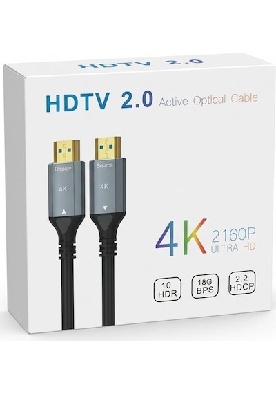 Sline 30metre 4k 60hz Fiber Optik Hdmı Kablo
