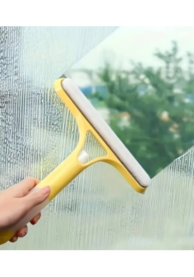 3 Fonksiyonlu Spreyli Cam Halı Yüzey Pencere Temizleme Çekbas Silecek Cn Diğer