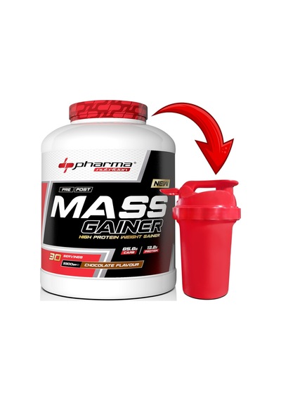 Mass Gainer 3300 Gr Çikolata Aromalı Kilo Kas Karbonhidrat Tozu Shaker Hediyesi