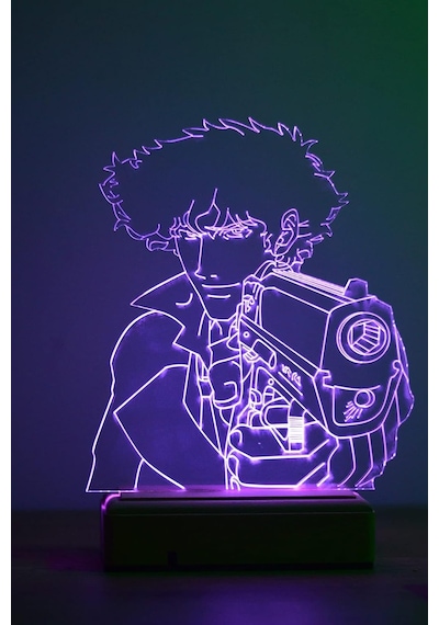 Modiwa Cowboy Bebop 16 Renkli Anime Gece Lambası