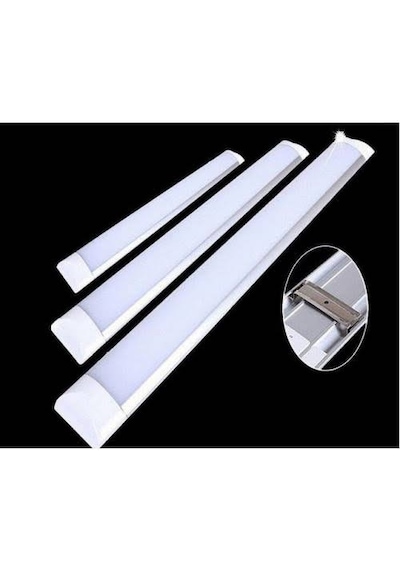 Ecolite 2'Li Paket 32W Yatay Led Bant Armatür Gün Işığı Sarı