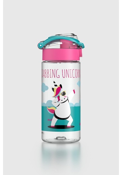 Renga Saga Unicorn Desenli 500 Ml Tritan Çocuk Matara 912014 Pembe-turkuaz Turkuaz - Pembe