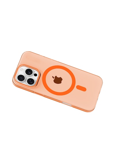 Joko - 916 - Apple iPhone Uyumlu 16 Pro Max Pc Blank Magsafe Kapak - Shopılke - - Turuncu