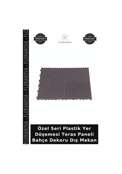 Özel Seri Plastik Yer Döşemesi Teras Paneli Bahçe Dekoru Dış Mekan