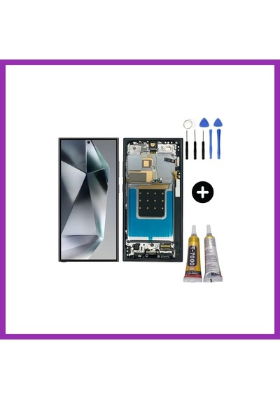 Bezos Samsung S24 Ultra Uyumlu Ekran Talı Oled Yeşil + Bty