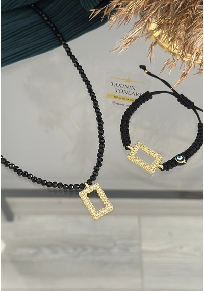 Gram Altınlık Siyah Set Çok Renkli