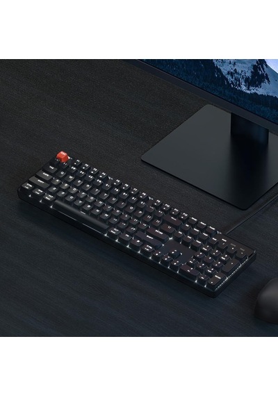 Xiaomi Kablolu Mekanik Klavye, Q Türkçe Düzen, Multimedya Ve Numerik Tuşlu, Ofis Ve Oyun Kullanımı İçin, Aydınlatmalı, Siyah