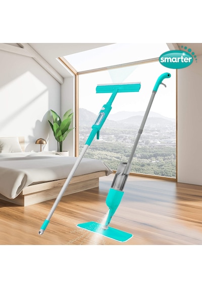 Smarter Mega İkili Shiny + Glasy Sprey Mop + Cam Sprey