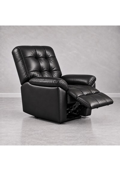 Ceviz Ahşap Yan Panelli Gerçek Deri Manuel Mekanizmalı Yatar Ayak Uzatmalı Ergonomik Tv Koltuğu Baba Koltuğu Siyah Ceviz Ahşap Yan Panelli Gerçek Deri Manuel Mekanizmalı Yatar Ayak Uzatmalı Ergonomik Tv Koltuğu Baba Koltuğu Siyah