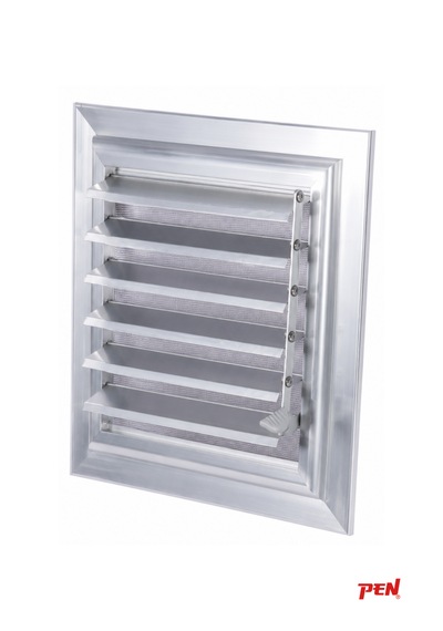 Alüminyum Banyo Wc Havalandırma Menfezi 33x33 Eloksallı Seri