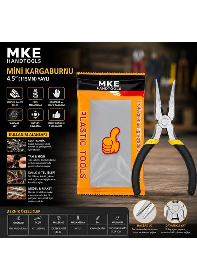 Mini 4.5 Inc 115m Çelik Kargaburnu Yaylı 5468