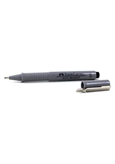 Faber Castell Ecco Pigment 0.6 Siyah Kalem 166699