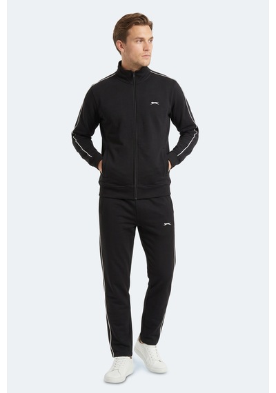 Slazenger Blowback Erkek Slim Fit Siyah Eşofman Takımı
