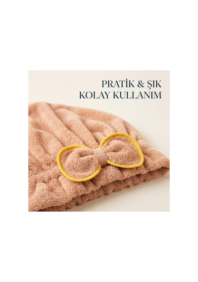 Prenses Peluş Mikrofiber Saç Kurulama Havlusu Çizgi Fiyonklu, Pratik Saç Bonesi - Duş, Makyaj Ve Bakım Saç Wrap Kahverengi Prenses Peluş Mikrofiber Saç Kurulama Havlusu Çizgi Fiyonklu, Pratik Saç Bonesi - Duş, Makyaj Ve Bakım Saç Wrap Kahverengi
