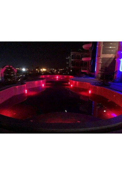 Kırmızı Smd Led Havuz Aydınlatması 32 Watt - 21 Cm Çapındaki Kovana Uyumlu Kovansız