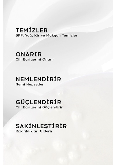 Temizleyici Yatıştırıcı Bariyer Onarıcı Seramid Nemlendirici Hassas Cilt Bakım Seti