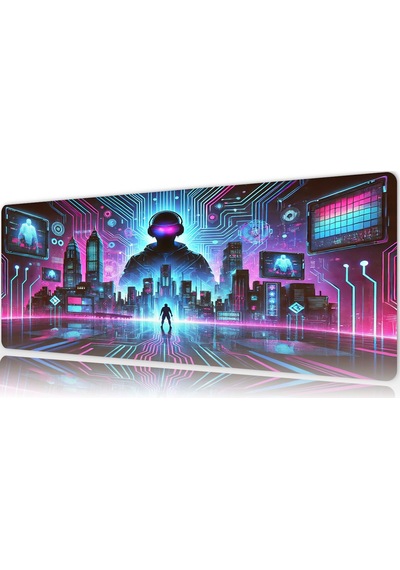 Gaming Oyuncu Xl Mouse Pad Kaydırmaz Dikişli 80 30 Cm Mousepad 14