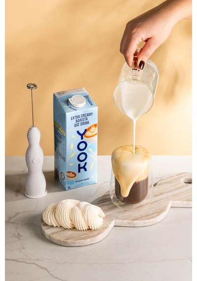 Extra Creamy Barista Yulaf İçeceği, Şekersiz, Köpürtmeye Uygun, 1 L Diğer