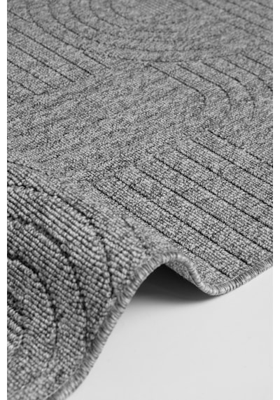 Seyran Loopy 623 Antrasit Halı Ince Mutfak Kilim Salon Kesme Halı Yolluk Antrasit