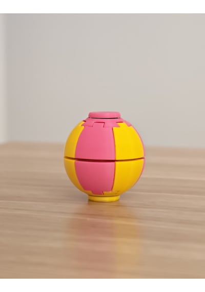 Popspin Basınca Dönen Eğlenceli Top Oyuncağı - Dönen Top Motor Becerisi Geliştirici Hareketli Top-spın Ball-stres Topu