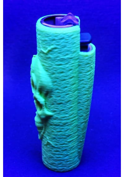 Toxic Skull Kafatası Figürlü Çakmak Kılıfı Clipper