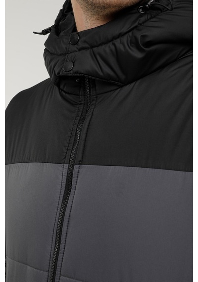 M-arny Coat 2pr Gri Erkek Kısa Mont Gri