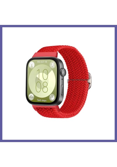 Bezos Huawei Fit 4 Star Kordon - Kırmızı Nıda