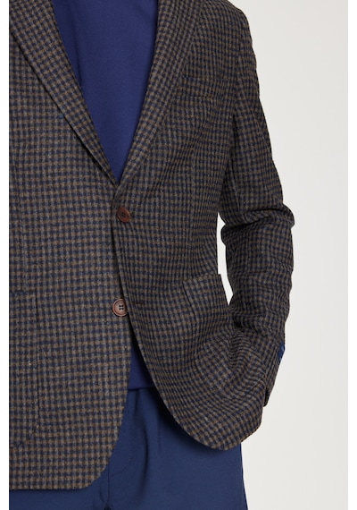AC&Co / Altınyıldız Classics Erkek Kahve Lacı Slim Fit Dar Kesim Mono Yaka Desenli Yünlü Ceket Kahve Lacı AC&Co / Altınyıldız Classics Erkek Kahve Lacı Slim Fit Dar Kesim Mono Yaka Desenli Yünlü Ceket Kahve Lacı