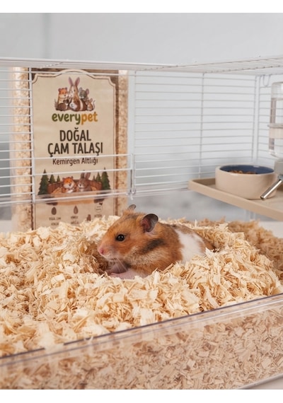 Doğal Çam Talaşı Kemirgen Altlığı 15 Lt - Tavşan, Hamster, Ginepig İçin Tozsuz Ve Yüksek Emici