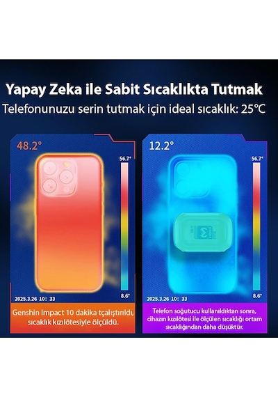 Memo Cx12 Pro 2000mah Bataryalı İ Manyetik Cep Telefon Soğutma