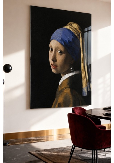 Johannes Vermeer Girl With A Pearl Earring İnci Küpeli Kız Klas