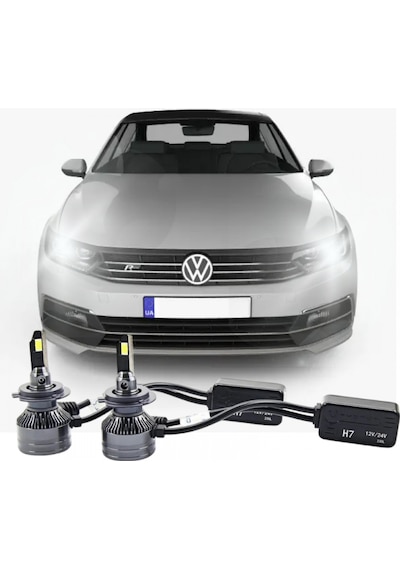 Vw Passat B8 Led Kısa Far Ampulü H7 Ultra