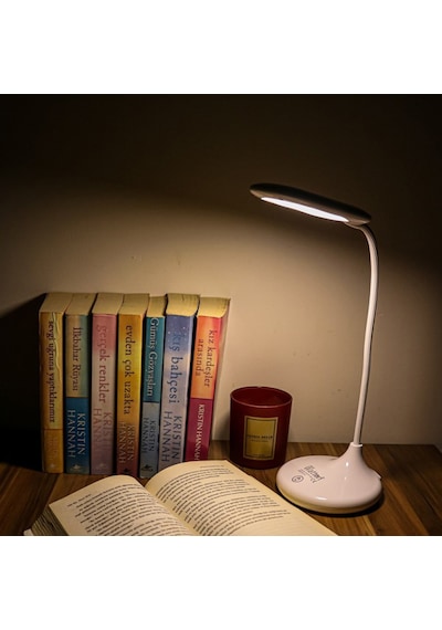 Watton WT-005 Usb Şarjlı Dokunmatik Masa Lambası 26 Led 33cm