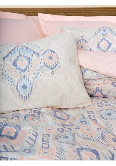 Cotton Box Ethnic Çift Kişilik Nevresim Takımı Mosola Somon